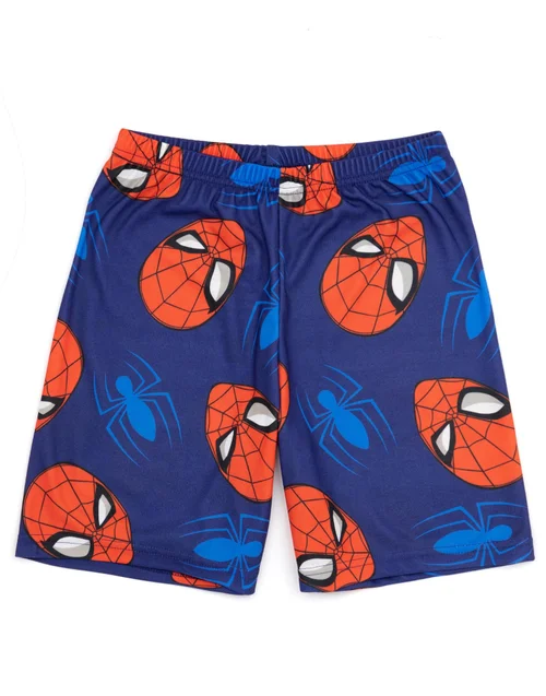 Marvel Spiderman Kids Blue Pyjamas 2 Pack (2-10 Years) - Age 8-9 Years Image 5