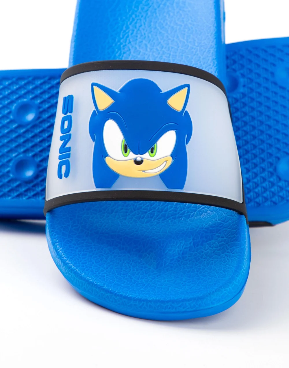 Sonic The Hedgehog Kids Blue Sliders (Younger 10-3 Older) - Size 11 Infants Footwear Image 5