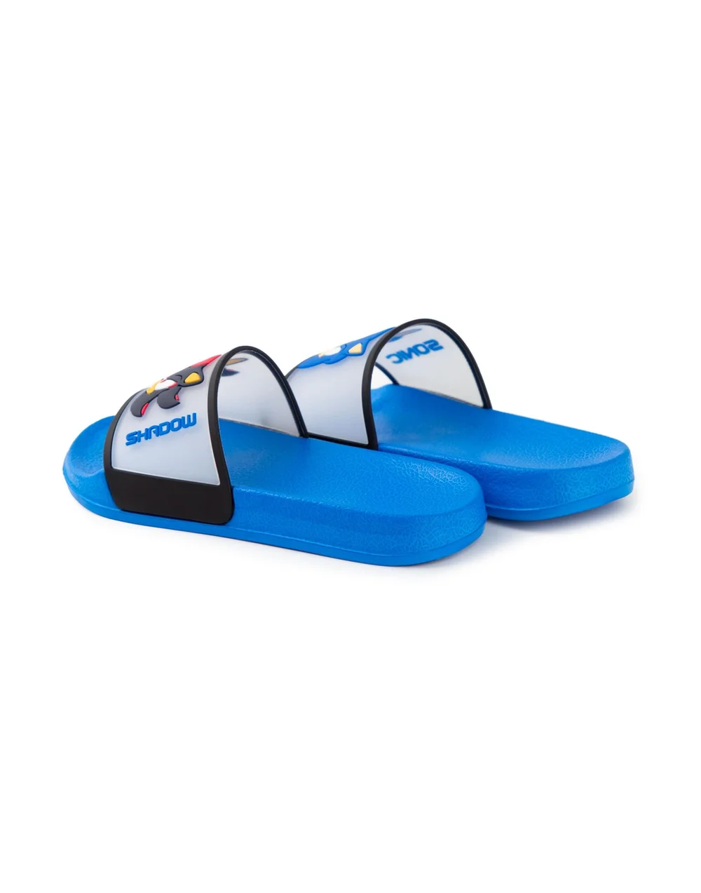 Sonic The Hedgehog Kids Blue Sliders (Younger 10-3 Older) - Size 11 Infants Footwear Image 4