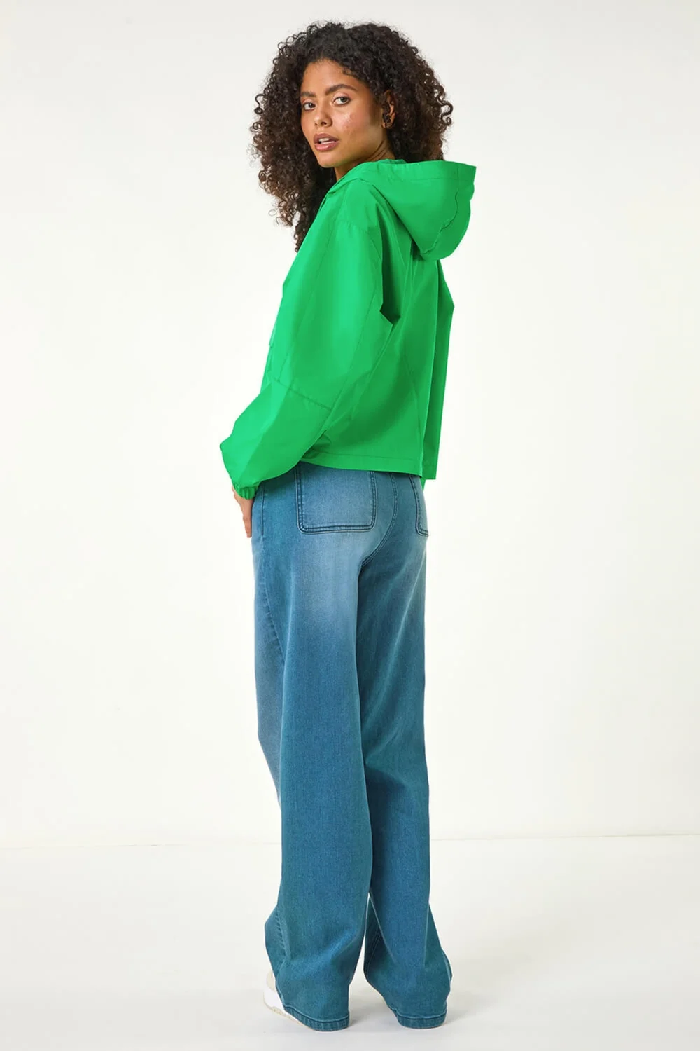 Dusk Green Hooded Raincoat - 8 Image 4