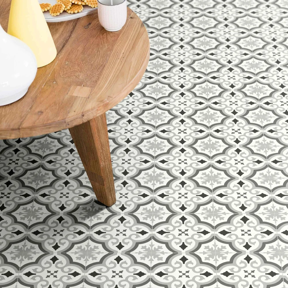 Homemaker Evora Grey Precut Vinyl Floor 3 x 2m - 200 x 290 Image 1