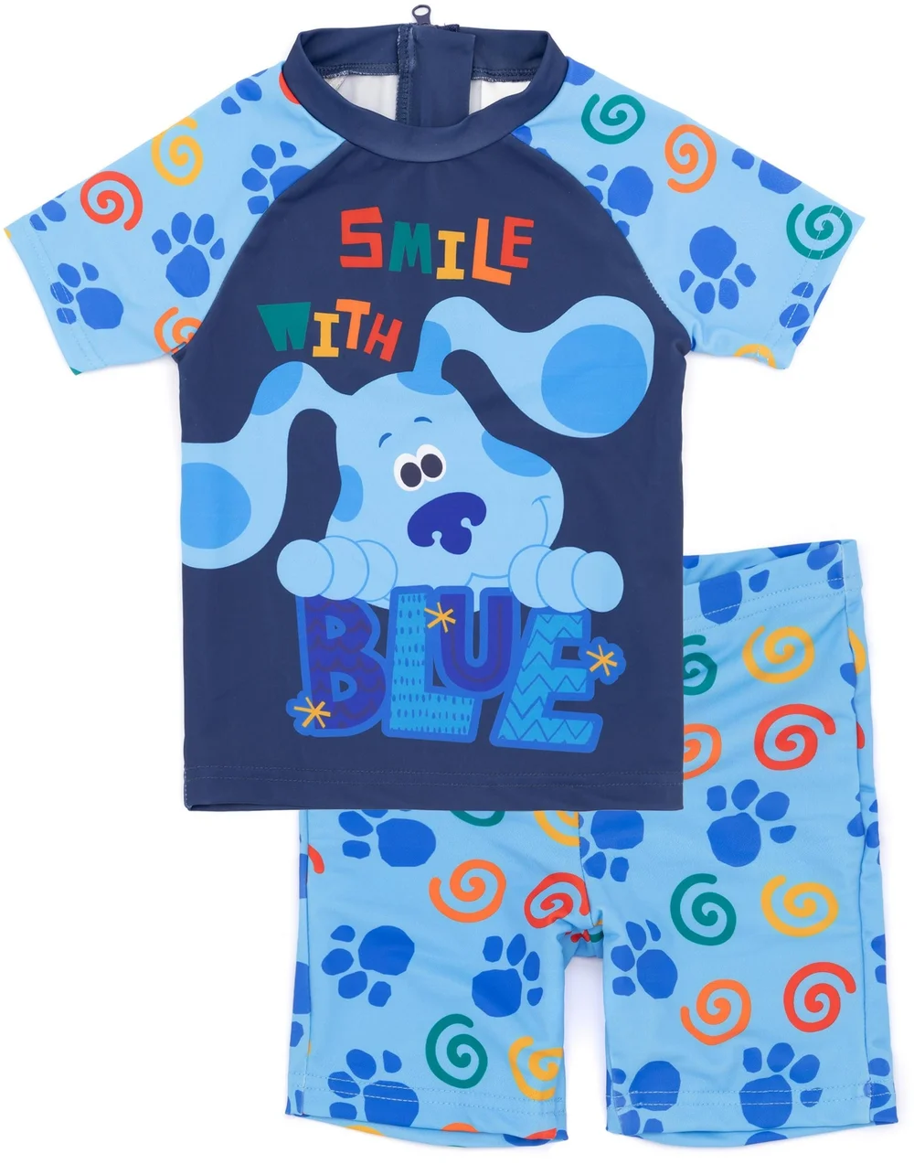 Blues Clues & You Kids 2 Piece Blue Swim Set (18 Months-6 Years) - Age 2 - 3 Years Image 1