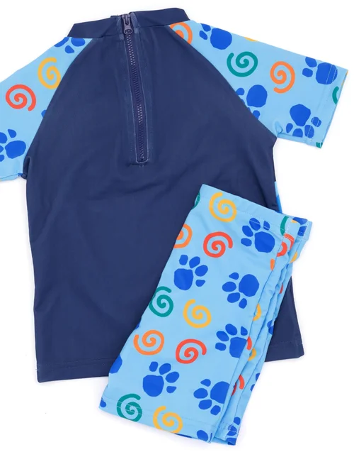 Blues Clues & You Kids 2 Piece Blue Swim Set (18 Months-6 Years) - Age 2 - 3 Years Image 3