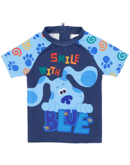 Blues Clues & You Kids 2 Piece Blue Swim Set (18 Months-6 Years) - Age 2 - 3 Years Image 4