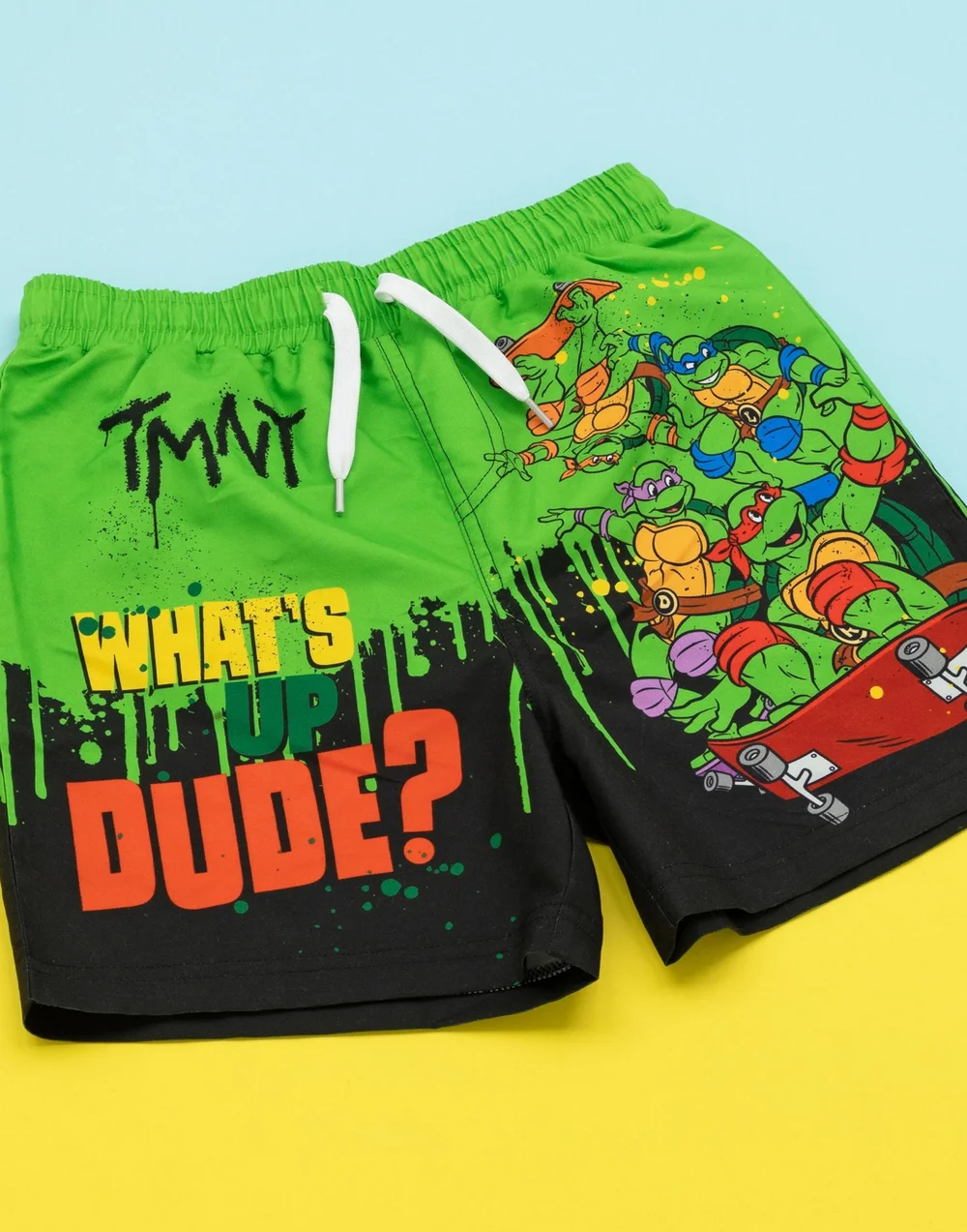 TMNT Characters Kids Multi Coloured Swim Shorts (3-10 Years) - 3-4 Yrs Image 3