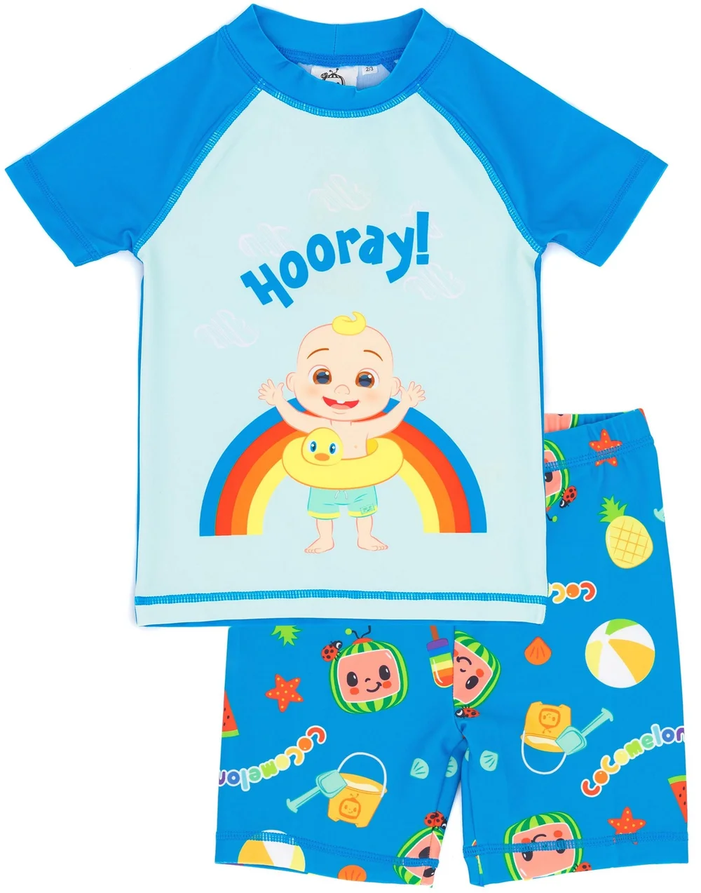 Cocomelon JJ Kids Blue 2 Piece Swim Set (12 Months-6 Years) - Age 12 - 18 Months Image 1