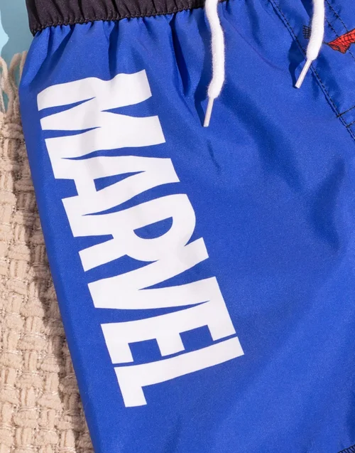 Marvel Avengers Kids Blue Swim Shorts (3-11 Years) - Age 5-6 Years Image 5