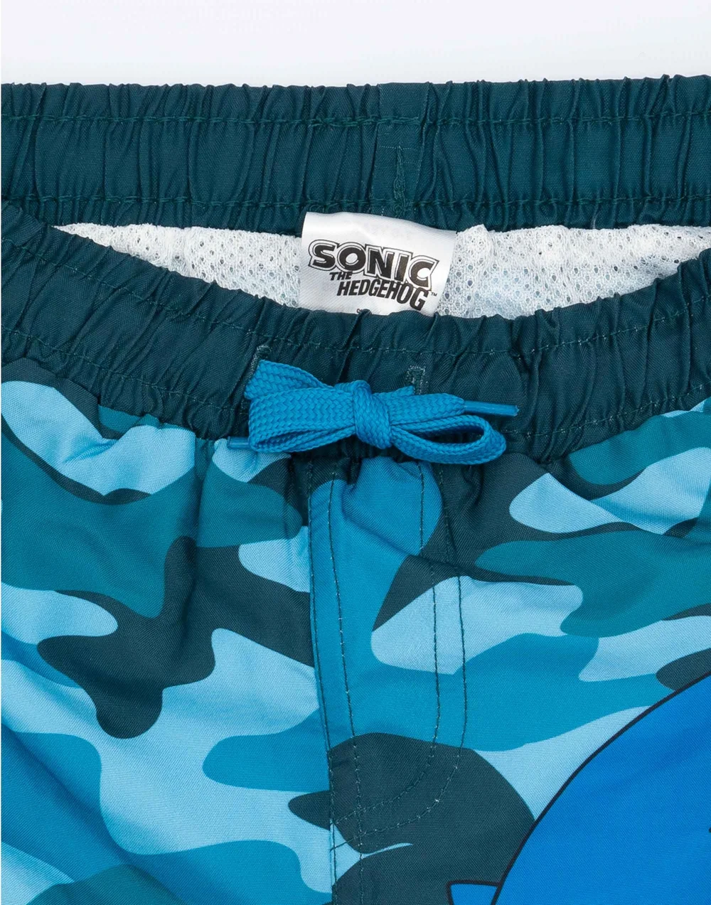 Sonic The Hedgehog Camo Kids Blue Swim Shorts (4-14 Years) - Age 13-14 Years Image 5