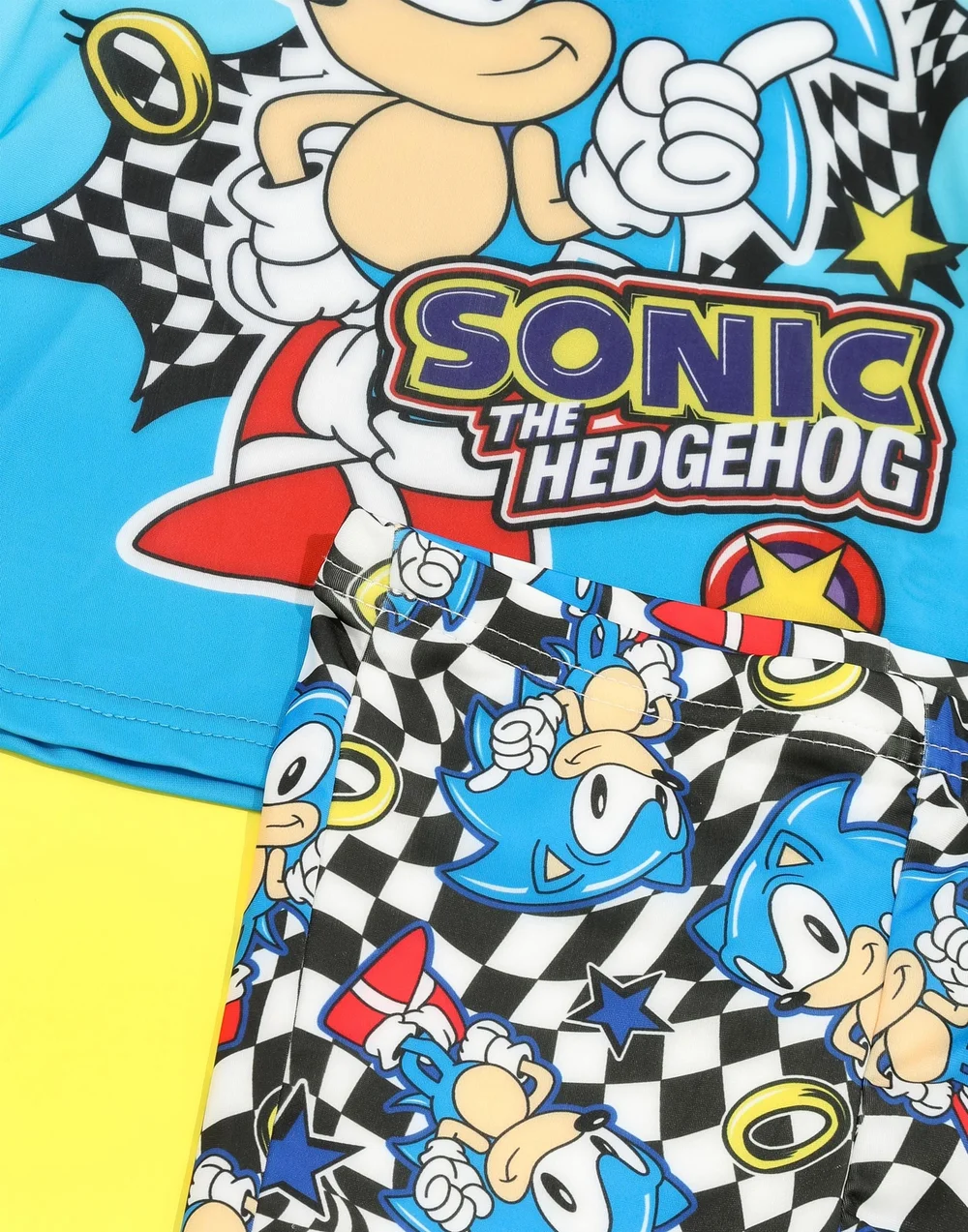 Sonic The Hedgehog Kids Blue 2 Piece Swim Set (3-10 Years) - Age 6-7 Years Image 3
