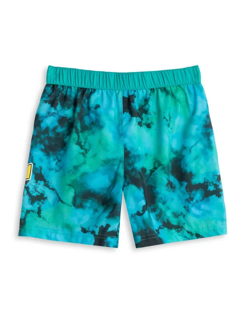 Vanilla Underground Pokemon Pikachu Kids Green Swim Shorts (4-12 Years) - Age 7-8 Years Image 2