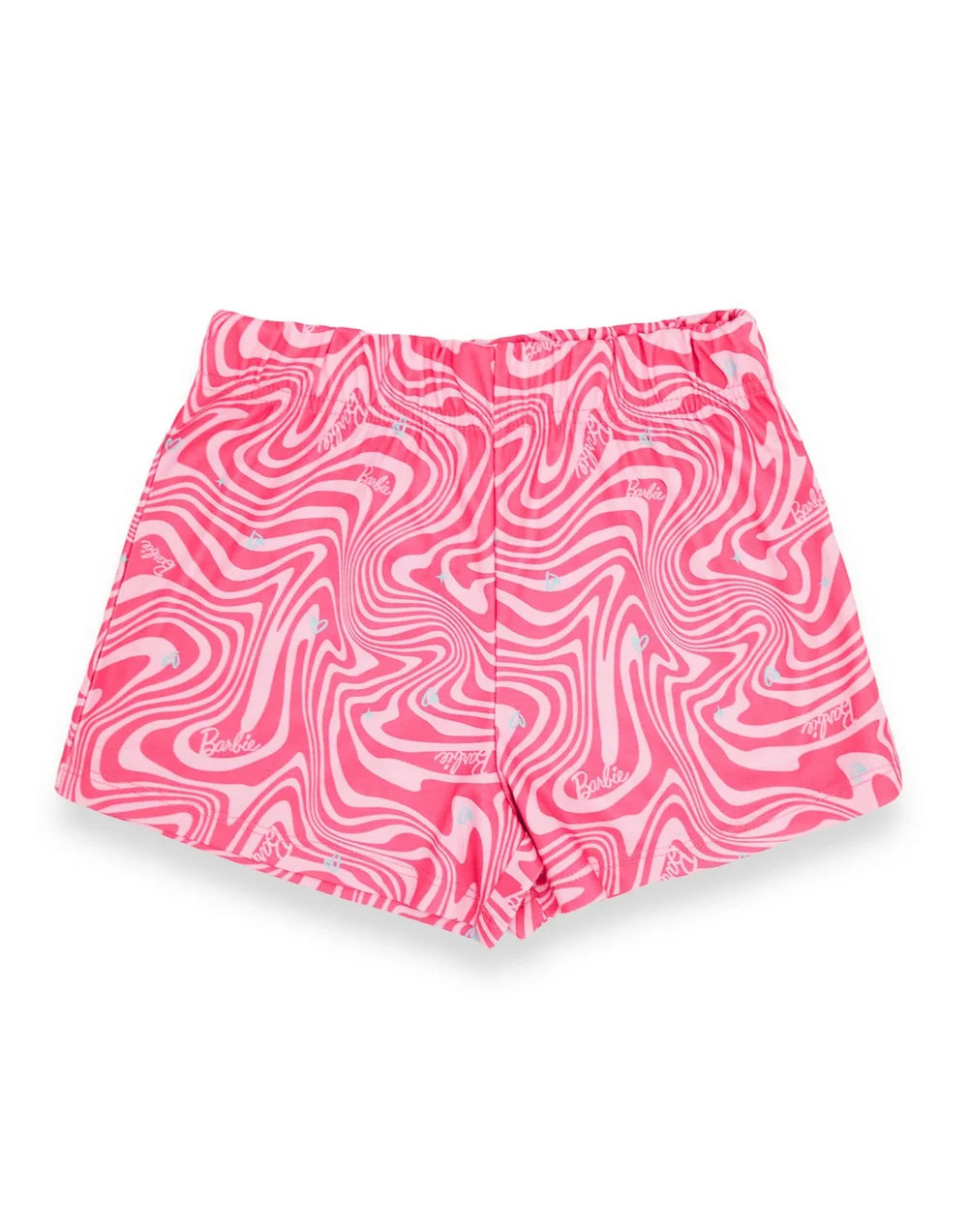 Vanilla Underground Barbie Kids Pink Shortie Pyjama Set (3-12 Years) - Age 3-4 Years Image 4