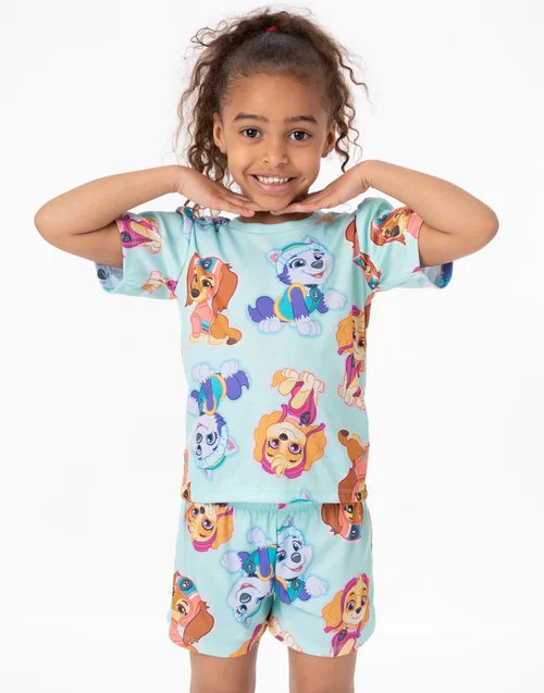 Vanilla Underground Pusheen Kids Shortie Multi Coloured Pyjamas 2 Pack (2-14 Years) - Age 5-6 Years Image 4