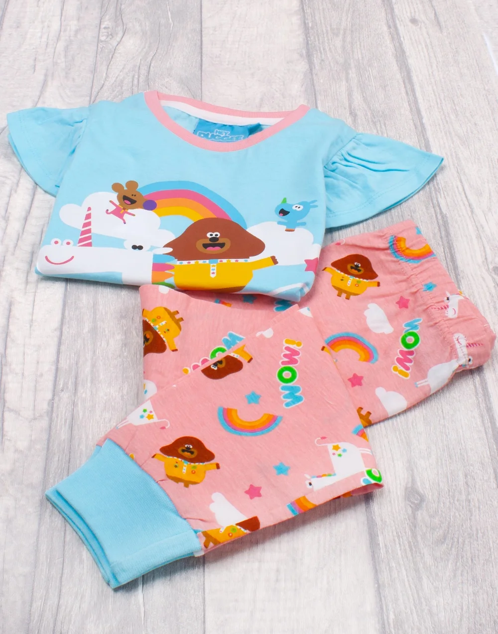 Hey Duggee Unicorn Kids Long Leg Blue Pyjamas (18 Months-5 Years) - 18 - 24 Months Image 3