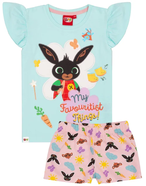 Bing Bunny Blue Kids Shortie Pyjamas (18 Months-5 Years) - Age 2 - 3 Years Image 2