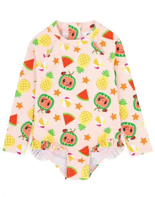 Cocomelon Kids Pink Swimsuit (12 Months-6 Years) - Age 12 - 18 Months Image 1