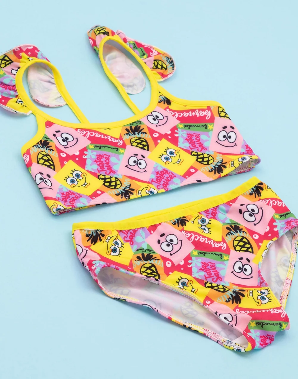 SpongeBob Characters Kids Pink 2 Piece Swim Set (2-12 Years) - Age 2 Years Image 2