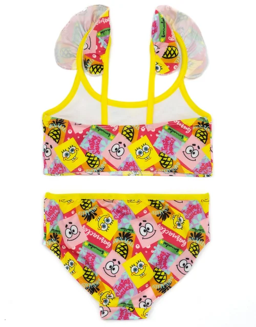 SpongeBob Characters Kids Pink 2 Piece Swim Set (2-12 Years) - Age 2 Years Image 5