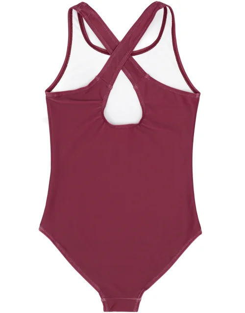 Harry Potter Hogwarts Kids Burgundy 1 Piece Swimsuit (5-14 Years) - Age 12-13 Years Image 4