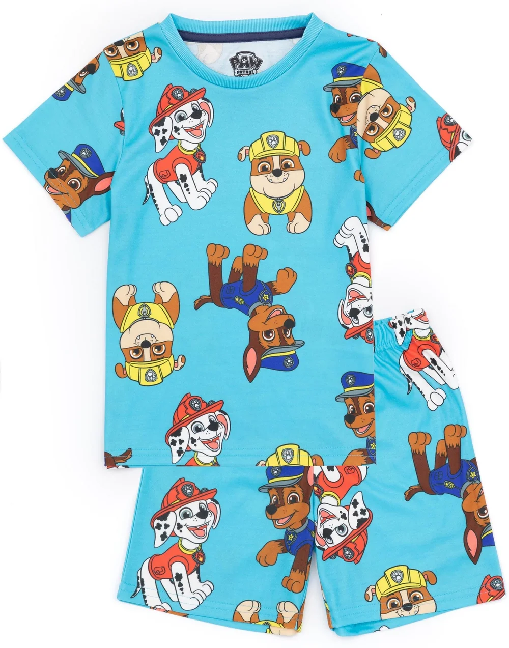 Vanilla Underground Paw Patrol Characters Kids Shortie Multi Coloured Pyjamas (2-7 Years) - Age 4-5 Years Image 2
