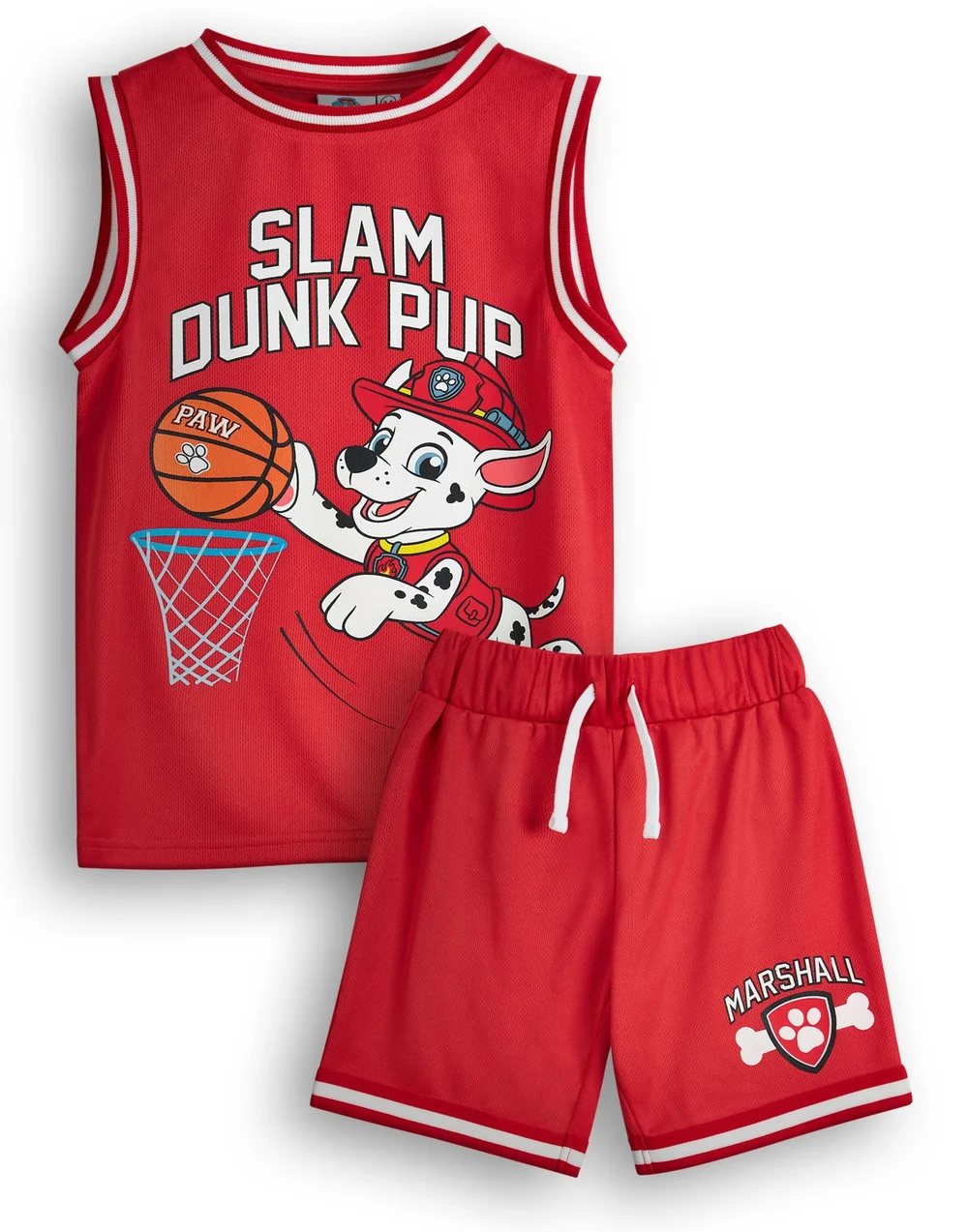 Vanilla Underground Paw Patrol Marshall Kids Red Basketball Set (2-7 Years) - Age 6-7 Years Image 1