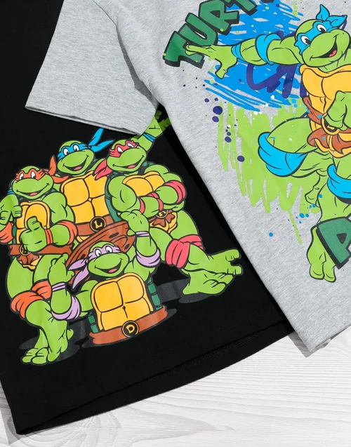 TMNT Characters Kids T-Shirts 2 Pack (3-10 Years) - Age 8-9 Years Image 4