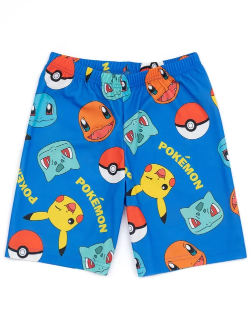 Vanilla Underground Pokemon Kids Shortie Pyjamas 2 Pack (4-12 Years) - Age 7-8 Years Image 4