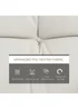 Outsunny Outdoor Back and Seat Cushion with Pillows No Swing - One Size Image 4