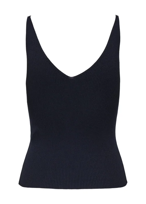 JDY Navy Daisy Knitted Vest - 8 Image 4