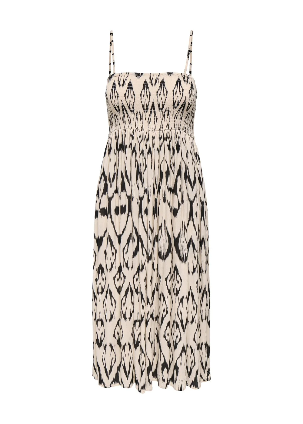JDY Beige Patterned Midi Dress - 8 Image 5