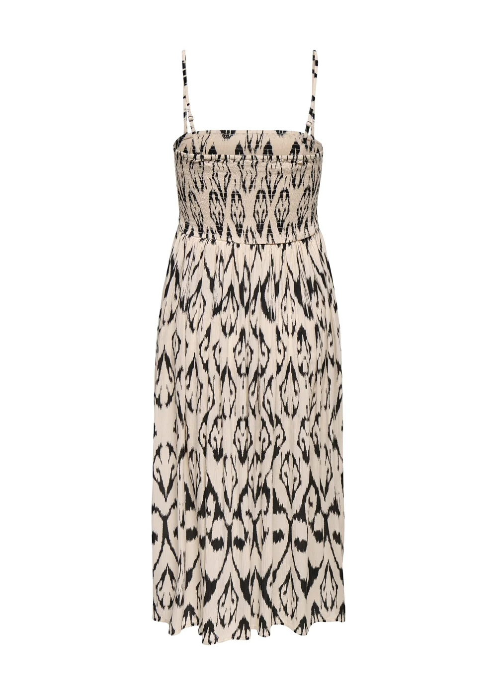 JDY Beige Patterned Midi Dress - 8 Image 6