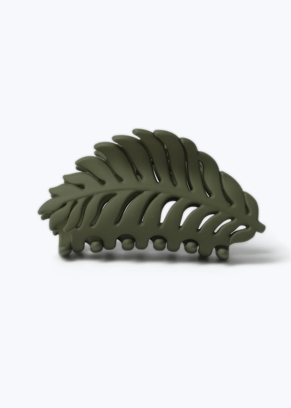 Muse Green Palm Leaf Claw Clip - One Size Image 1