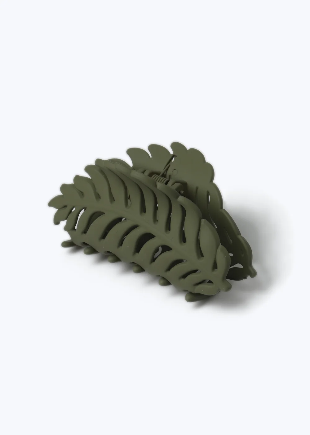 Muse Green Palm Leaf Claw Clip - One Size Image 2