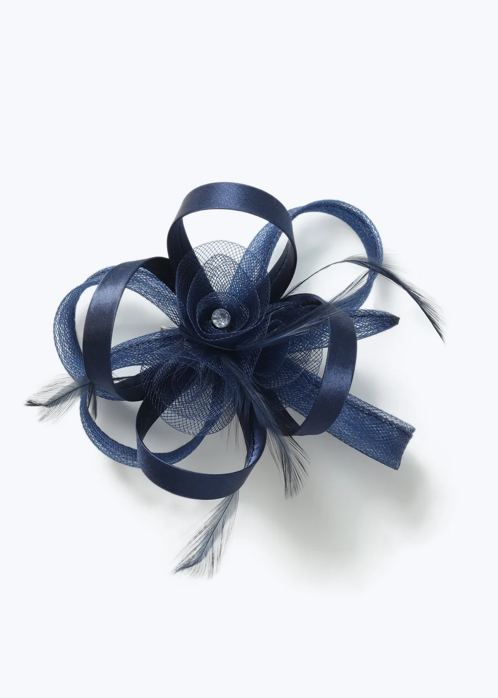 Muse Navy Loop Fascinator Clip - One Size Image 1