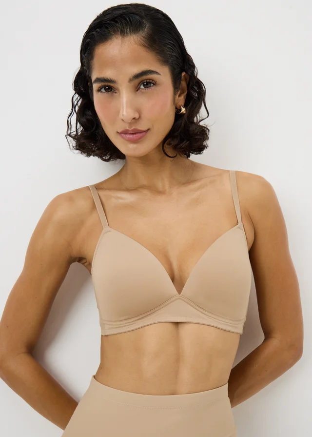 2 Pack Nude & Black Non Wired Bras
