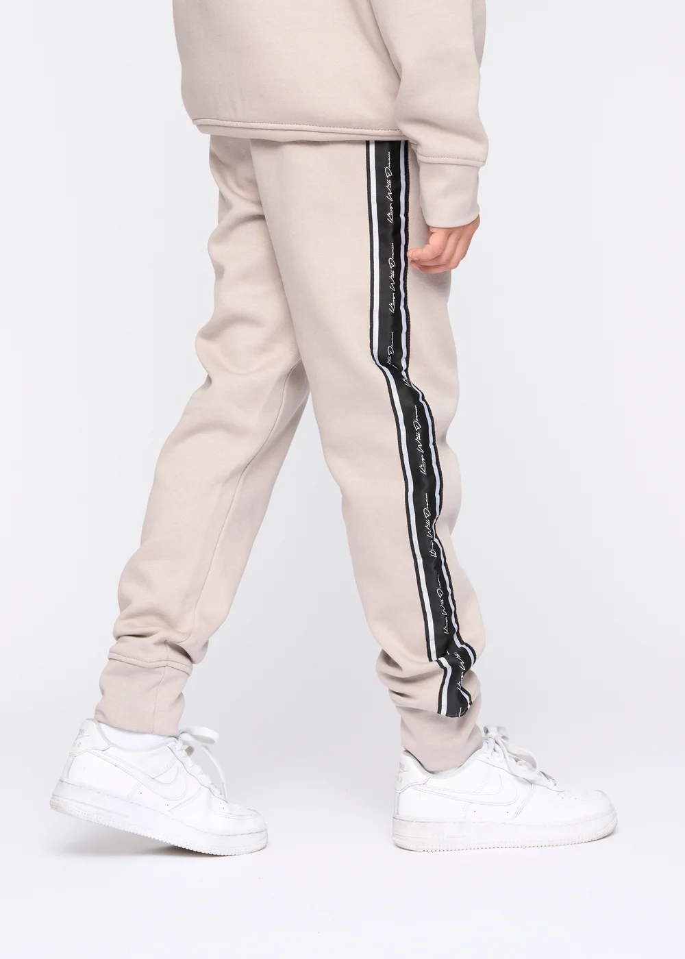 Kings Will Dream Ash Grey Techy Taped Tracksuit (7-14 yrs) - Age 7-8 Years Image 4