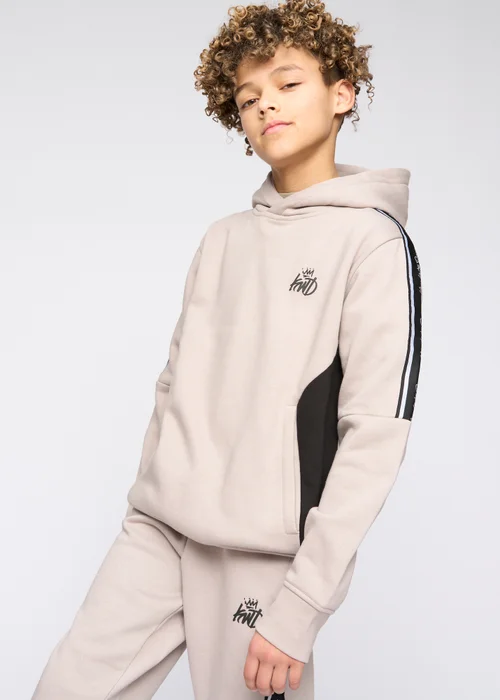 Kings Will Dream Ash Grey Techy Taped Tracksuit (7-14 yrs) - Age 7-8 Years Image 2