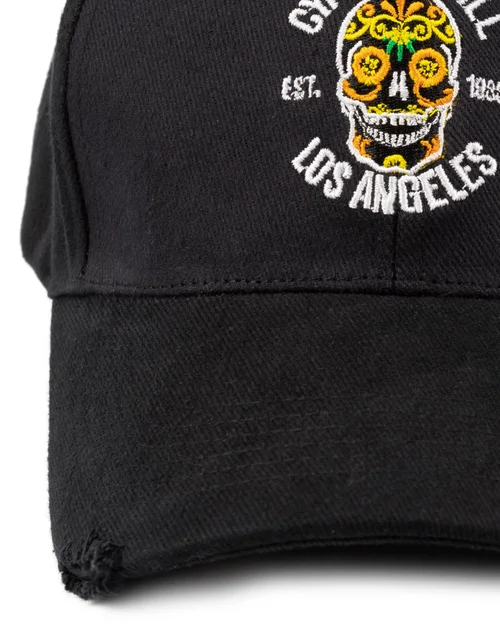Vanilla Underground Cypress Hill Black Band Logo Adjustable Curved Peak Baseball Cap - One Size Image 5