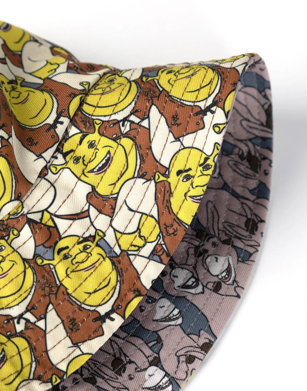Shrek Reversible Donkey & Shrek Print Bucket Hat - One Size Image 5