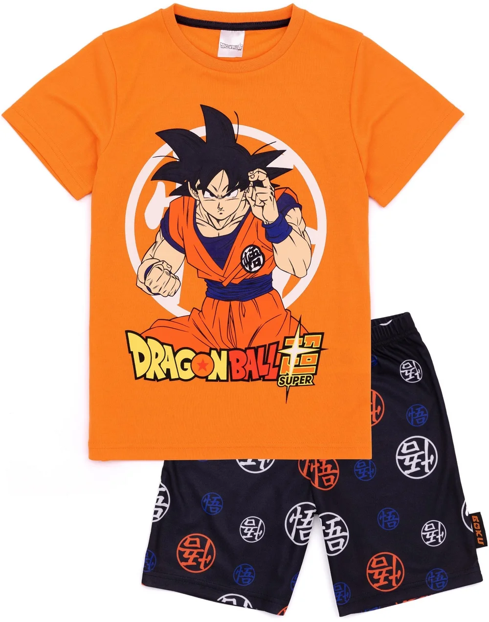 Vanilla Underground Dragon Ball Z Goku Kids Shortie Pyjamas (5-14 Years) - 11-12 Yrs Image 1