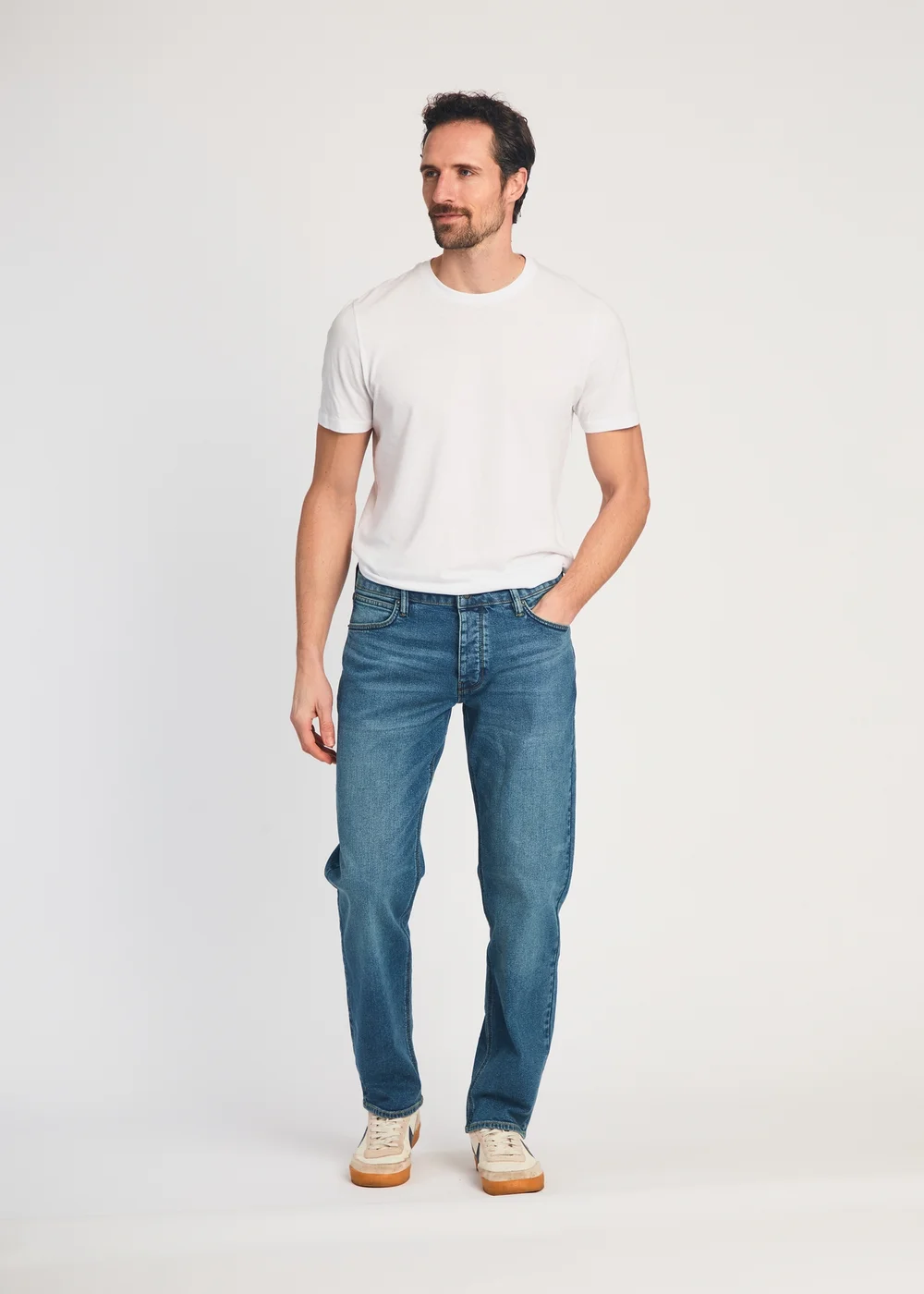 French Connection Blue Cotton Slim Fit Stretch Jeans - 30/L32 Image 4