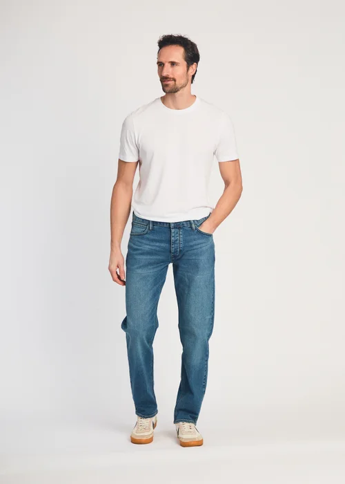 French Connection Blue Cotton Slim Fit Stretch Jeans - 30/L32 Image 4