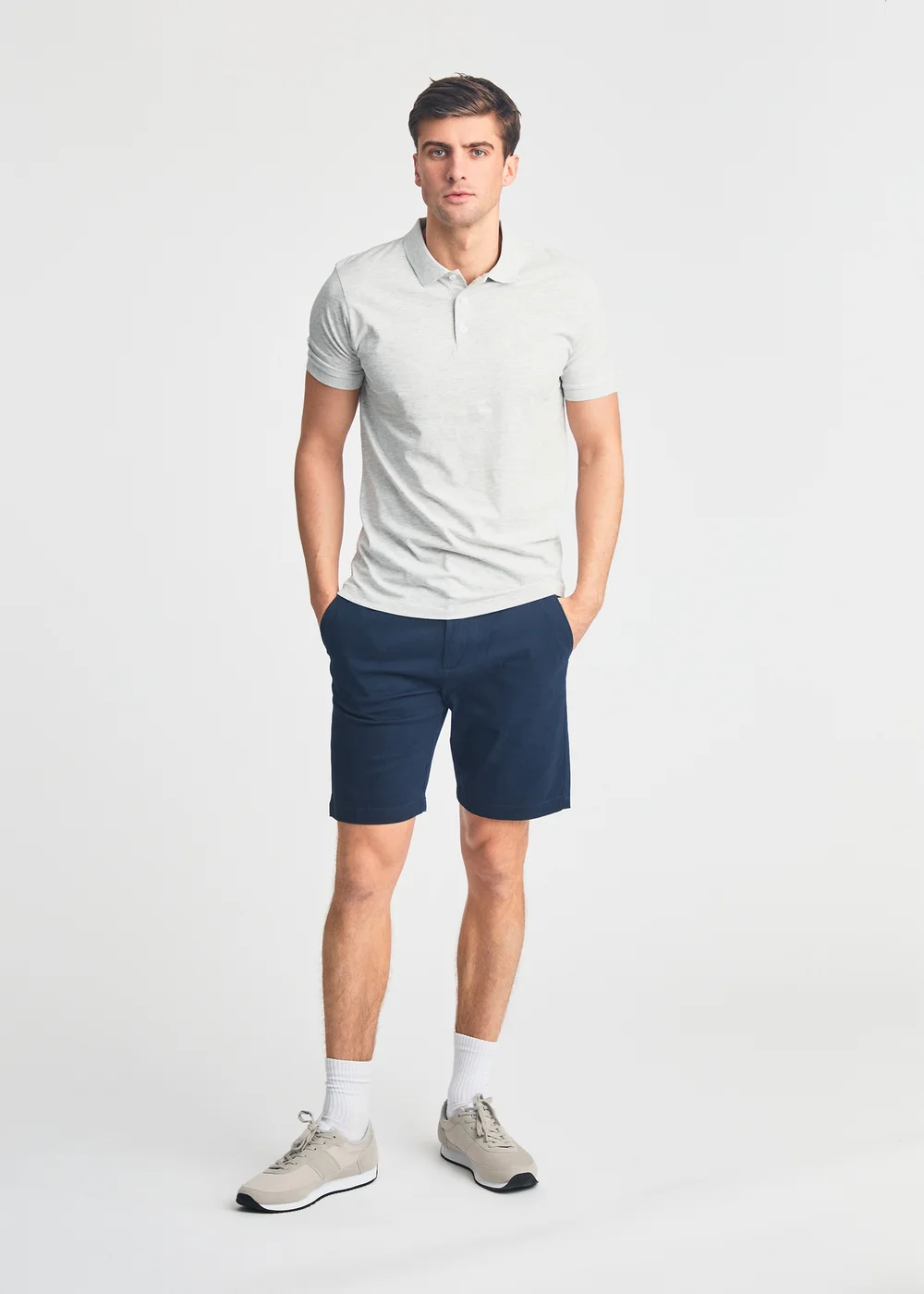 French Connection Blue 3 Pack Cotton Short Sleeve Polo Shirts - 2XL Image 5