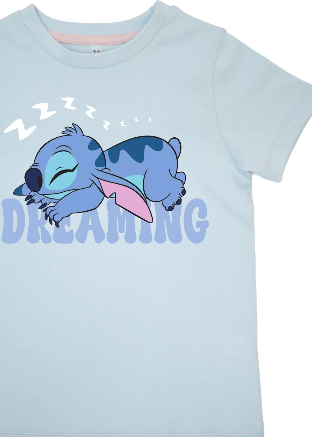 Disney Stitch Dreaming Kids Blue Stars Pyjamas (3-8 Years) - Age 3-4 Years Image 2
