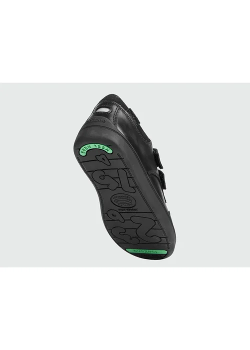 ToeZone Boys Black Oliver Smart Ortholite School Shoes - 13 Infants Image 5