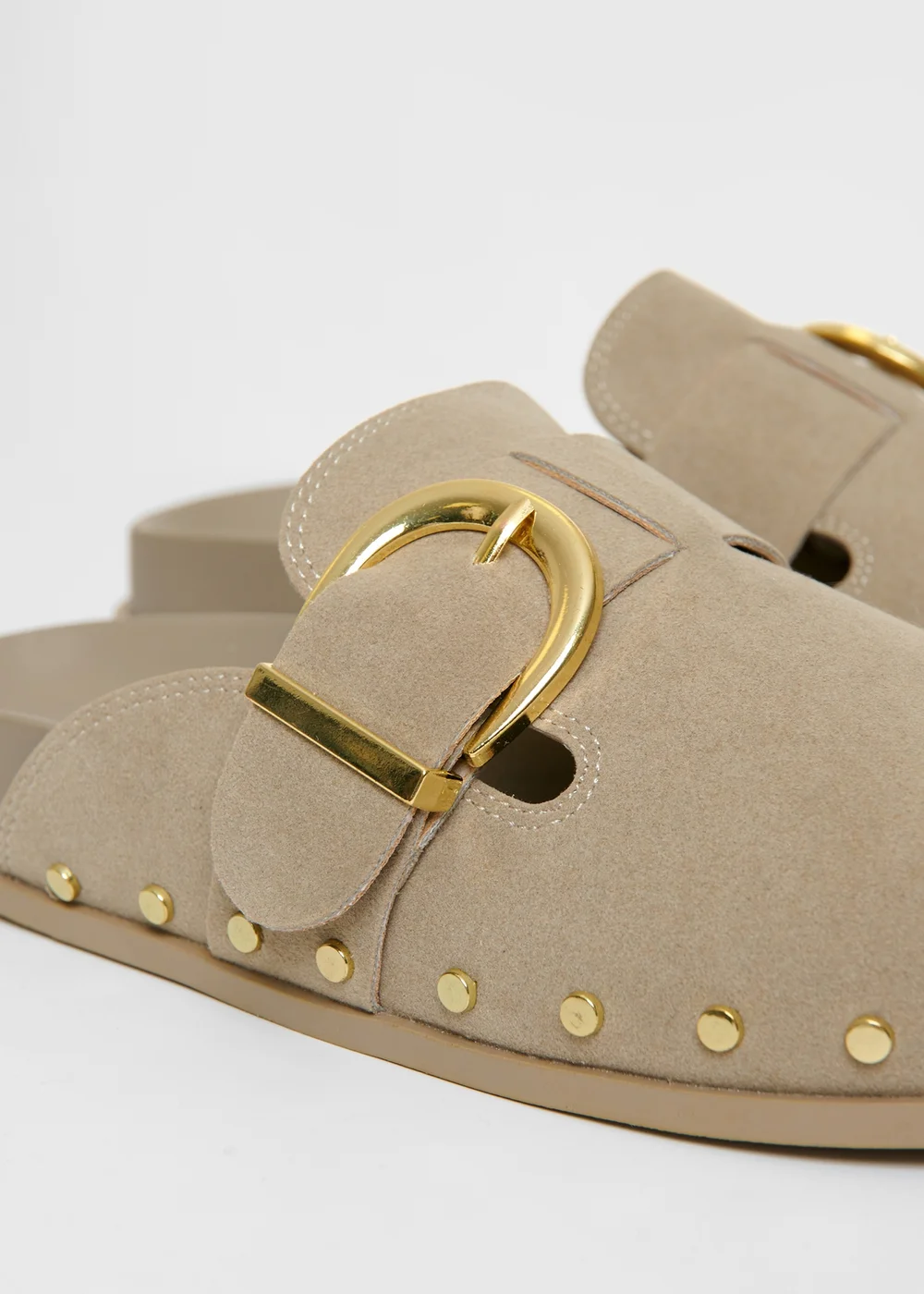 Threadbare Stone Studded Slip On Mule Sandals - 3 Image 3
