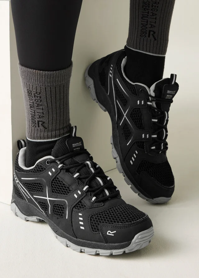 Regatta Black Vendeavour Waterproof with Isotex Technology Shoes