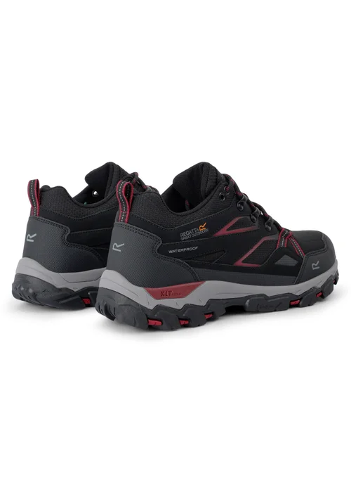 Regatta Black Beaujolais Holcombe Low III Waterproof Breathable Isotex Walking Shoes - 3 Image 2
