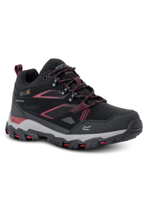 Regatta Black Beaujolais Holcombe Low III Waterproof Breathable Isotex Walking Shoes - 3 Image 4