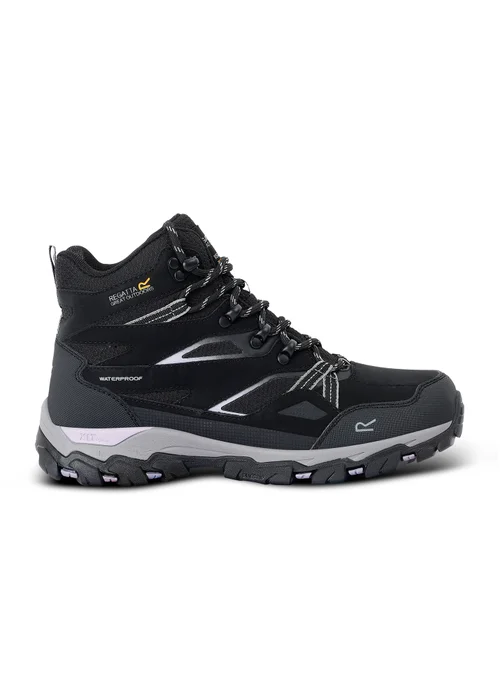 Regatta Black Purple Sage Holcombe III Waterproof with Isotex Technology Boots - 3 Image 3