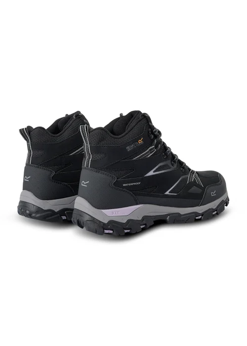 Regatta Black Purple Sage Holcombe III Waterproof with Isotex Technology Boots - 3 Image 4
